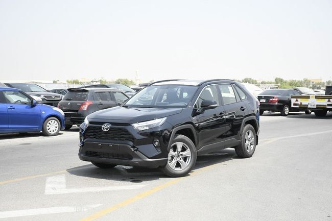 New Toyota RAV4 V (XA50), 2.5 l, 2025 in Dubai by AL MADINA CARS FZE, Black color. GCC Specs | AUTO.AE
