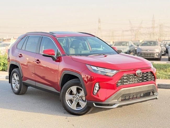 Used Toyota RAV4 V (XA50), 2.5 l, 2025 in Dubai by GHAZNI MOTORS, Red color. American Specs | AUTO.AE | Listing #259134