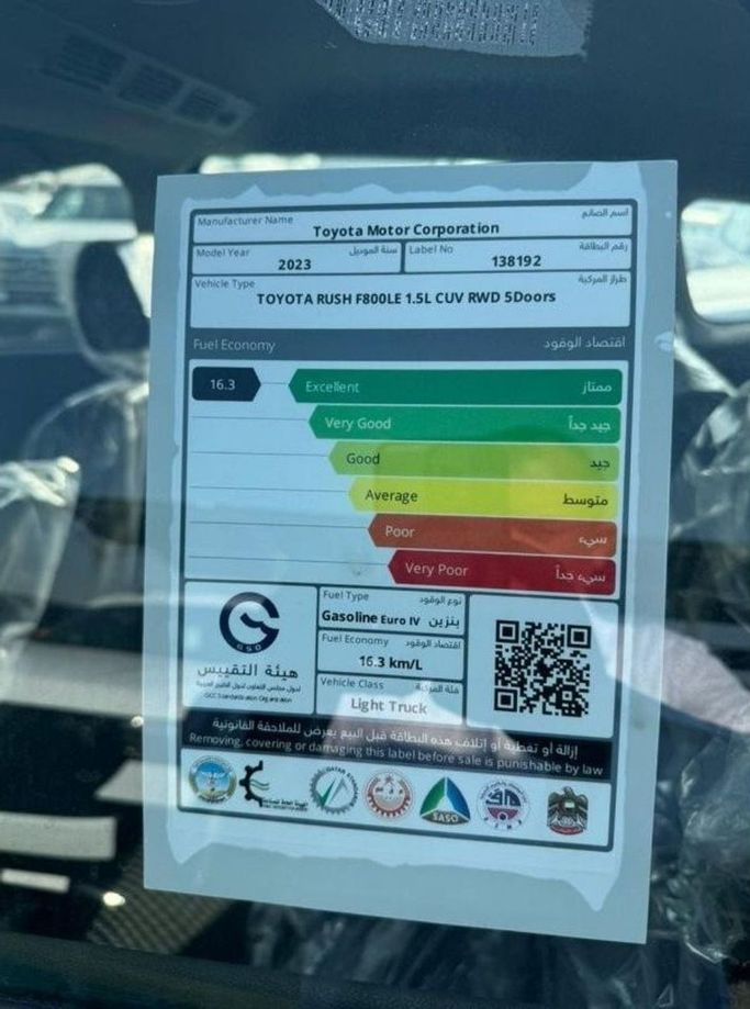 New Toyota Rush II, 1.5 l, 2023 in Dubai by Mohamed Hakim Motors, Red color. GCC Specs | AUTO.AE