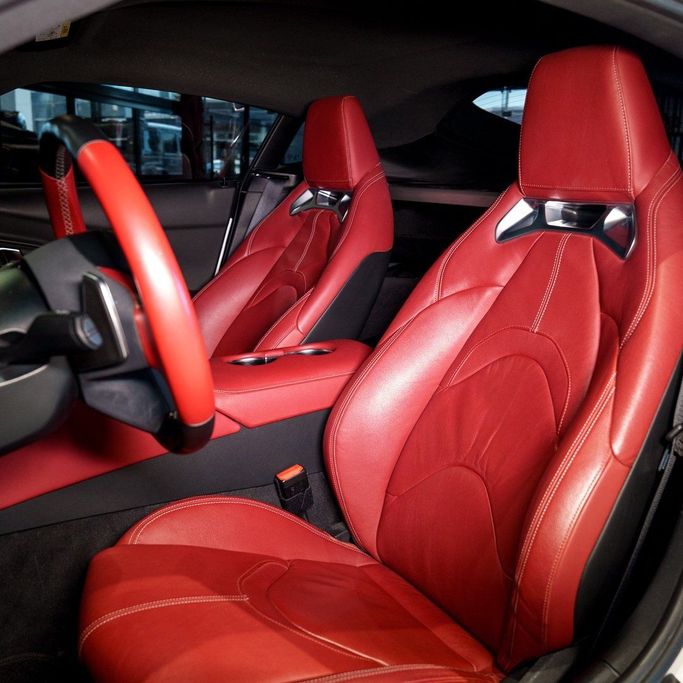 Toyota Supra V (A90), 2022 sport coupe for rent in Dubai by DEIZ, white color | AUTO.AE