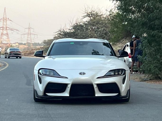Used Toyota Supra V (A90), 3.0 l, 2022 in Dubai by Prestige Motos (SHJ), Silver color. American Specs | AUTO.AE