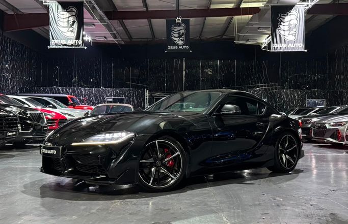 Used Toyota Supra V (A90), 3.0 l, 2022 in Dubai by Zeus Motors, Black color. GCC Specs | AUTO.AE | Listing #272516