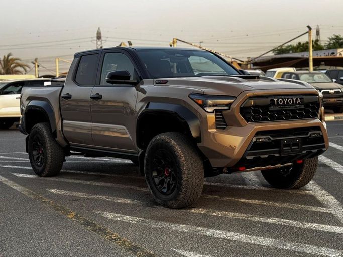 New Toyota Tacoma IV, 2.4 l, 2025 in Dubai by ADDRESS MOTORS, Beige color. Canadian Specs | AUTO.AE | Listing #265806