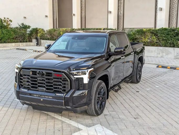 Used Toyota Tundra III, 3.4 l, 2022 in Dubai by NEW ABU TAJ MOTORS, Black color. GCC Specs | AUTO.AE