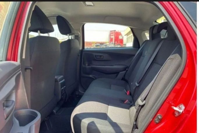 New Toyota Yaris XP150 Facelift, 1.5 l, 2025 in Dubai by Mohamed Hakim Motors, Red color. GCC Specs | AUTO.AE