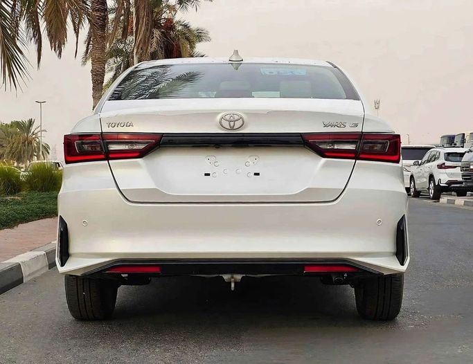 New Toyota Yaris XP150 Facelift, 1.5 l, 2023 in Dubai by SK Motors, White color. GCC Specs | AUTO.AE
