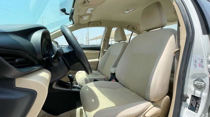 Used Toyota Yaris XP150 Facelift, 1.5 l, 2022 in Dubai by Cariva Used Cars , White color. GCC Specs | AUTO.AE