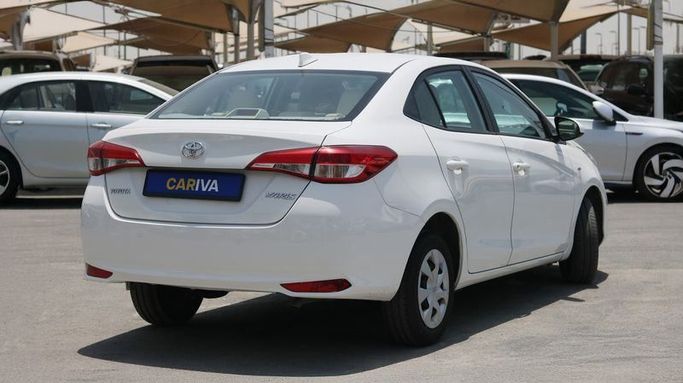 Used Toyota Yaris XP150 Facelift, 1.5 l, 2022 in Dubai by Cariva Used Cars , White color. GCC Specs | AUTO.AE