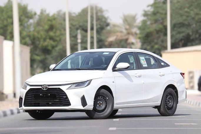 New Toyota Yaris XP150 Facelift, 1.5 l, 2024 in Dubai by Atlantic Motors FZCO, White color. GCC Specs | AUTO.AE