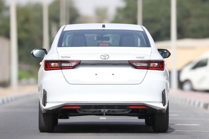 New Toyota Yaris XP150 Facelift, 1.5 l, 2024 in Dubai by Atlantic Motors FZCO, White color. GCC Specs | AUTO.AE