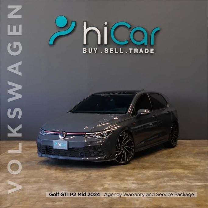 Подержанный Volkswagen Golf GTI VIII, 2.0 л, 2024 в Дубае от Hi Car Approved Pre-Owned Cars Showroom Серый цвет. GCC | AUTO.AE
