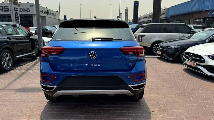 Used Volkswagen T-Roc I Facelift, 2.0 l, 2023 in Dubai by Ignite Used Cars, Blue color. GCC Specs | AUTO.AE