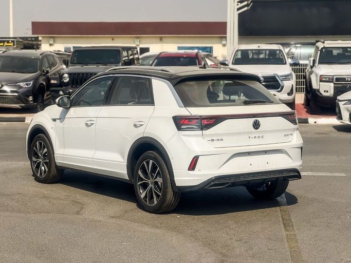 New Volkswagen T-Roc I Facelift, 1.5 l, 2025 in Dubai by Al Rawnaq Motors , White color. Chinese Specs | AUTO.AE