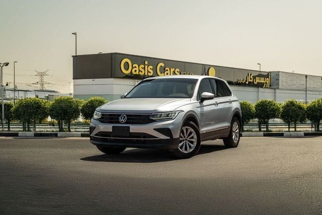 Used Volkswagen Tiguan III, 1.5 l, 2024 in Dubai by OASIS CARS, Silver color. GCC Specs | AUTO.AE