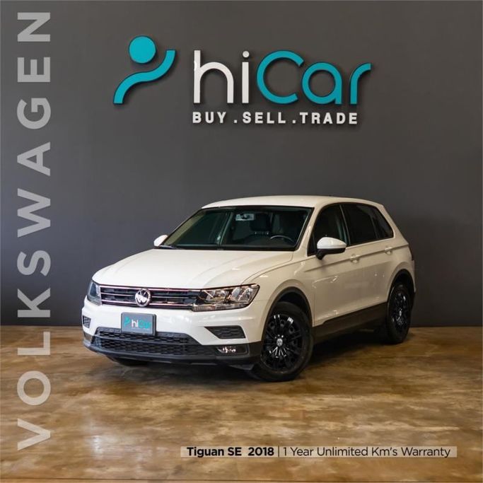 Used Volkswagen Tiguan II, 1.4 l, 2018 in Dubai by Hi Car Approved Pre-Owned Cars Showroom, White color. GCC Specs | AUTO.AE | Listing #264527