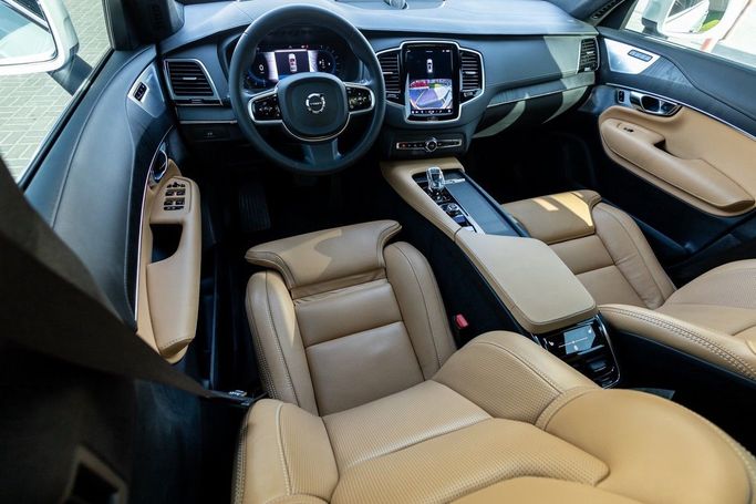 Used Volvo XC90 II Facelift 1, 2.0 l, 2023 in Dubai by Linda Cars, White color. GCC Specs | AUTO.AE