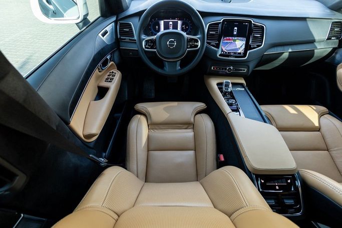 Used Volvo XC90 II Facelift 1, 2.0 l, 2023 in Dubai by Linda Cars, White color. GCC Specs | AUTO.AE