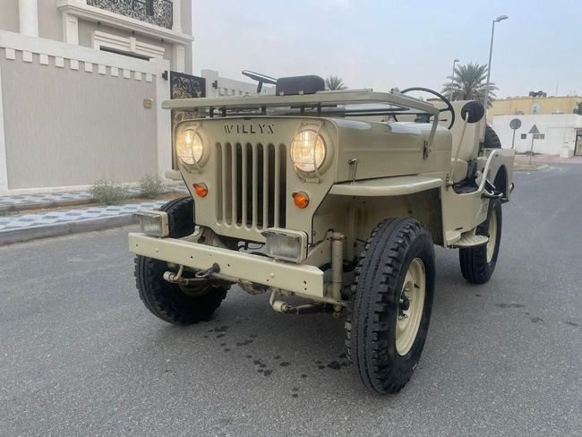 Used Willys CJ, 2.2 l, 1971 in Dubai by Gulf Motors, Beige color. American Specs | AUTO.AE