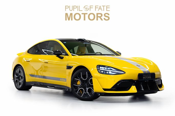 New Xiaomi SU7 Ultra, 2025 in Dubai by PUPIL OF FATE MOTORS, Yellow color. Other | AUTO.AE