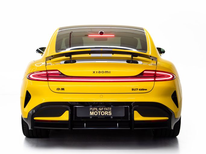 New Xiaomi SU7 Ultra, 2025 in Dubai by PUPIL OF FATE MOTORS, Yellow color. Other | AUTO.AE