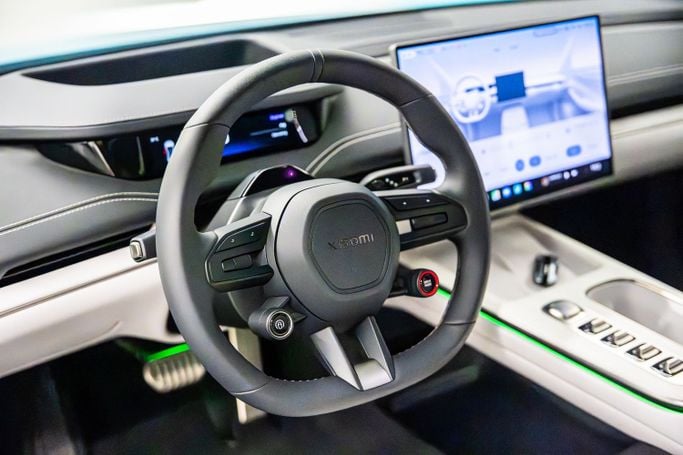 Новый Xiaomi SU7 Pro, 2024 в Дубае от PUPIL OF FATE MOTORS Голубой цвет. Other | AUTO.AE