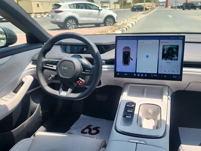 New Xiaomi SU7, 2024 in Dubai by 66 Motors, Purple color. Chinese Specs | AUTO.AE