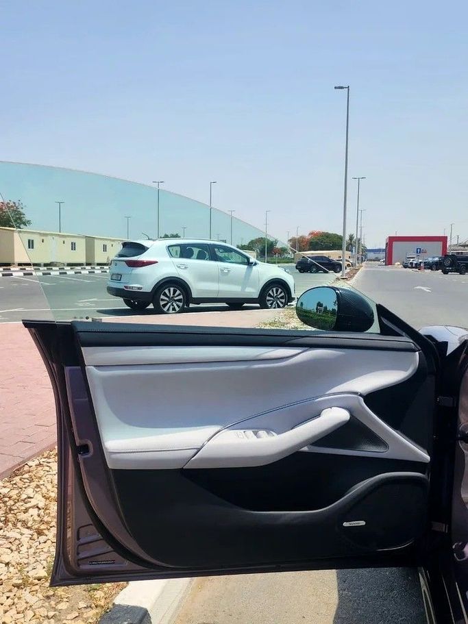 New Xiaomi SU7, 2024 in Dubai by 66 Motors, Purple color. Chinese Specs | AUTO.AE