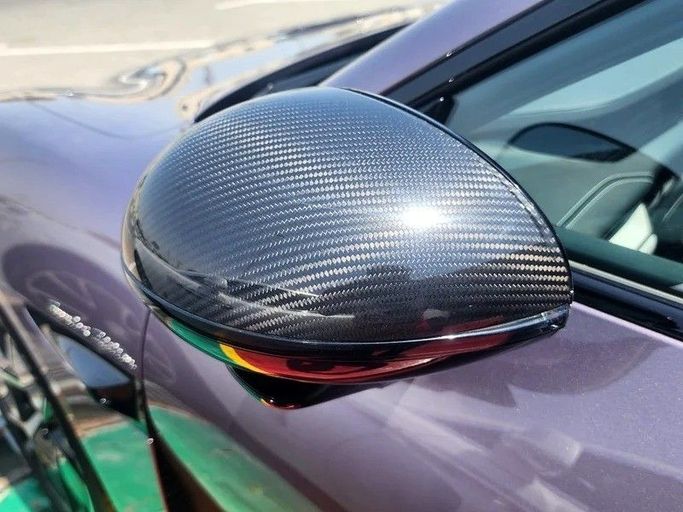 New Xiaomi SU7, 2024 in Dubai by 66 Motors, Purple color. Chinese Specs | AUTO.AE