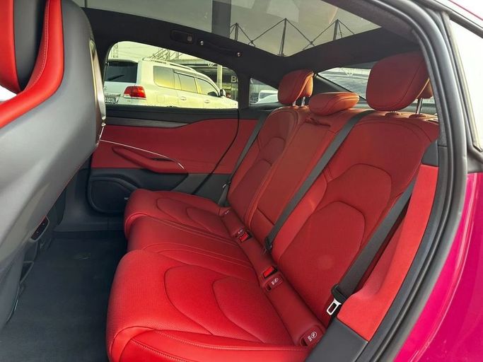 New Xiaomi SU7 Pro, 2025 in Dubai by Billion auto, Red color. Chinese Specs | AUTO.AE