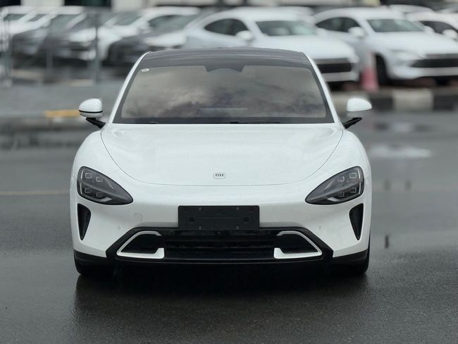 New Xiaomi SU7, 2025 in Dubai by ZEESHAN MOTORS FZCO, White color. Chinese Specs | AUTO.AE