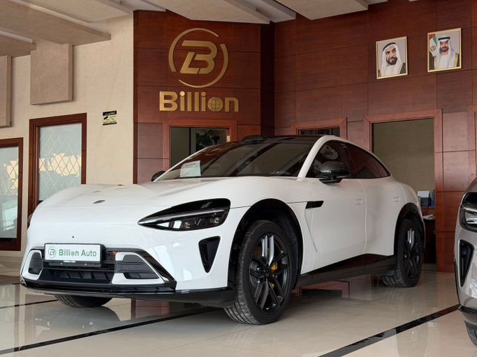 New Xiaomi YU7, 2025 in Dubai by Billion Auto , White color. Chinese Specs | AUTO.AE