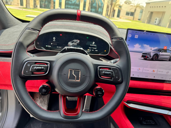 New Zeekr 001 FR I Facelift, 2024 in Dubai by EvExperts, Grey color. Chinese Specs | AUTO.AE