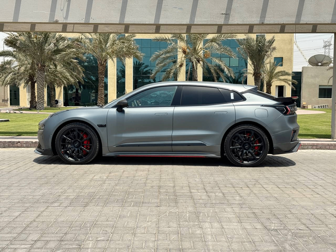 New Zeekr 001 FR I Facelift, 2024 in Dubai by EvExperts, Grey color. Chinese Specs | AUTO.AE