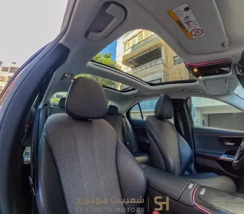 Used Mercedes-Benz E-Class 200 VI (W214, S214), 2.0 l, 2024 in Jordan, Amman by SHAYBETH MOTORS, Black color. European Specs | AUTO.AE | Listing #295613 — photo 8 of 10