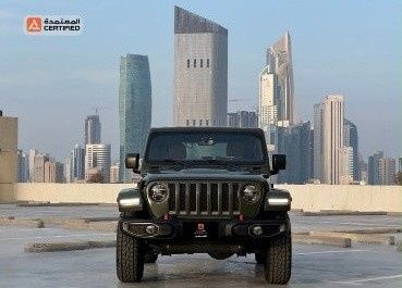 مستعملة ⁦Jeep Wrangler Rubicon IV (JL)، 2.1 l، 2021⁩ في في الكويت, الفروانية من ALLAHO MOTORS، اللون أخضر. مواصفات الخليج | AUTO.AE | إعلان #289345