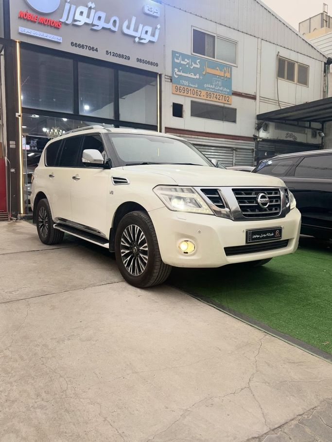 Подержанный ⁦Nissan Patrol VI (Y62) Рестайлинг, 5.6 л, 2016⁩ в Кувейт, Аль-Фарванийя от NOBLE MOTORS Белый цвет. Other | AUTO.AE | Объявление #290205