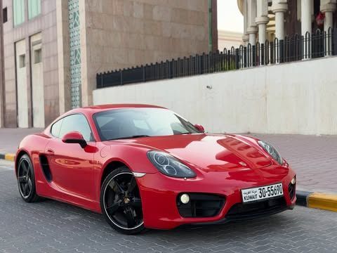 Used ⁦Porsche Cayman S II (981), 3.4 l, 2015⁩ in Kuwait, Al Farwānīyah by MARBEYA MOTORS, Red color.  | AUTO.AE | Listing #287572