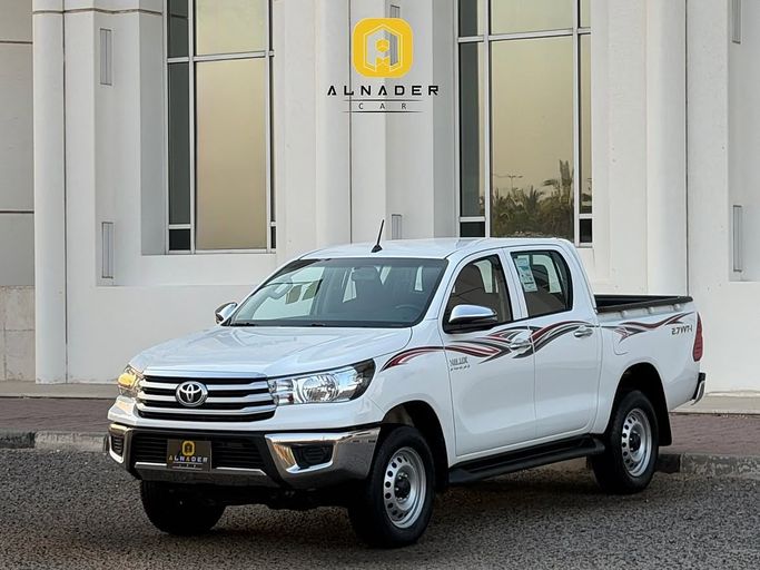 Used ⁦Toyota Hilux VIII Facelift, 2.7 l, 2022⁩ in Kuwait, Al Farwānīyah by ALNADER CAR, White color.  | AUTO.AE | Listing #287249