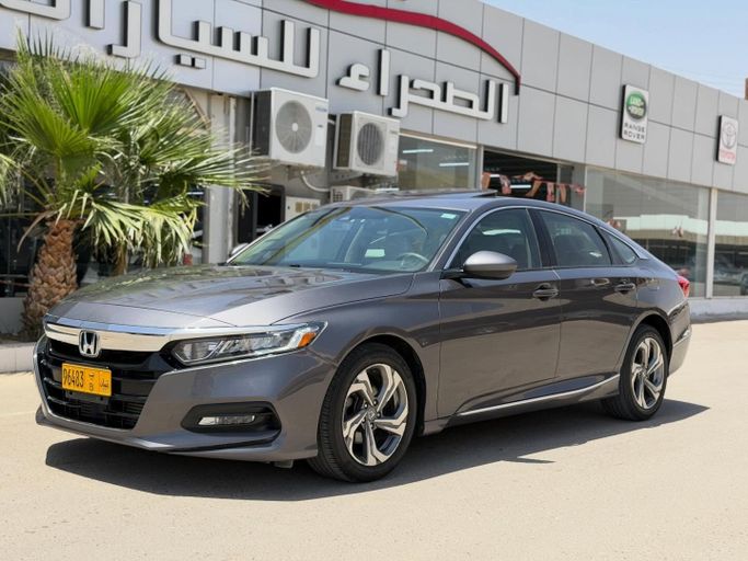 مستعملة Honda Accord X, 1.5 l, 2019 في في عمان, البريمي من معرض الصحراء للسيارات ، اللون رمادي.  | AUTO.AE | إعلان #283235