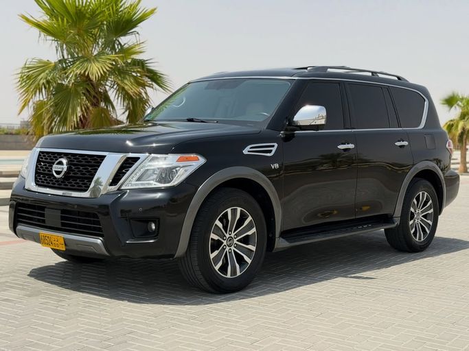 Подержанный ⁦Nissan Armada II, 5.6 л, 2019⁩ в Оман, Аль-Бурайми от معرض الصحراء للسيارات  Черный цвет.  | AUTO.AE | Объявление #282587