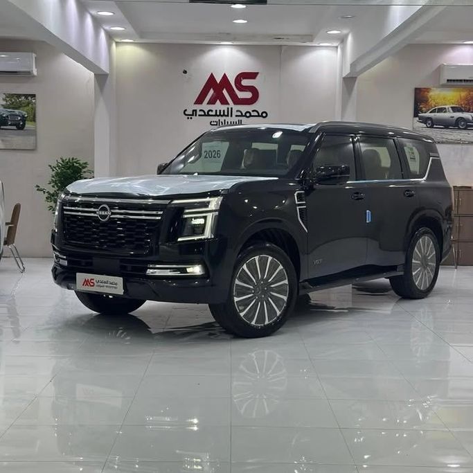 جديدة Nissan Patrol سابعاً (Y63), 3.5 l, 2026 في في عمان, بركاء من MOHAMAD AL SAADI CAR SHOWROOM، اللون أزرق داكن. مواصفات الخليج | AUTO.AE | إعلان #251661