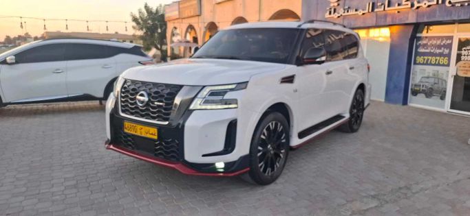 Подержанный Nissan Patrol VI (Y62) Рестайлинг 2, 5.6 л, 2021 в Оман, Барка’ от ABU NEBRAS AL FARSI Белый цвет. GCC | AUTO.AE | Объявление #255033