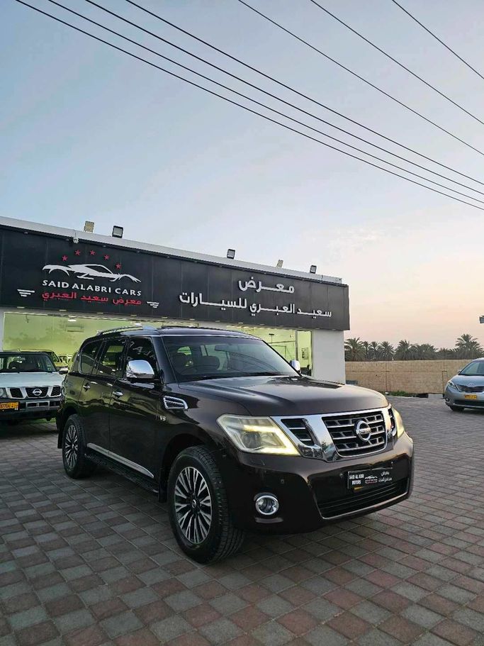 Used Nissan Patrol VI (Y62) Facelift, 5.6 l, 2016 in Oman, Barkā’ by SAID AL ABRI CARS, Brown color. GCC Specs | AUTO.AE | Listing #255237