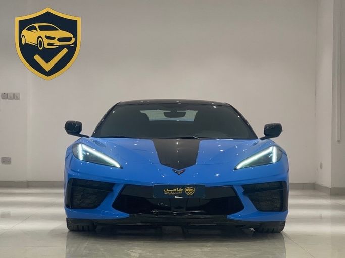 مستعملة Chevrolet Corvette Stingray C8, 6.2 l, 2022 في في عمان, المسكات عنب طيب الشذا من Damin Motors، اللون أزرق. المواصفات الأمريكية | AUTO.AE | إعلان #255627