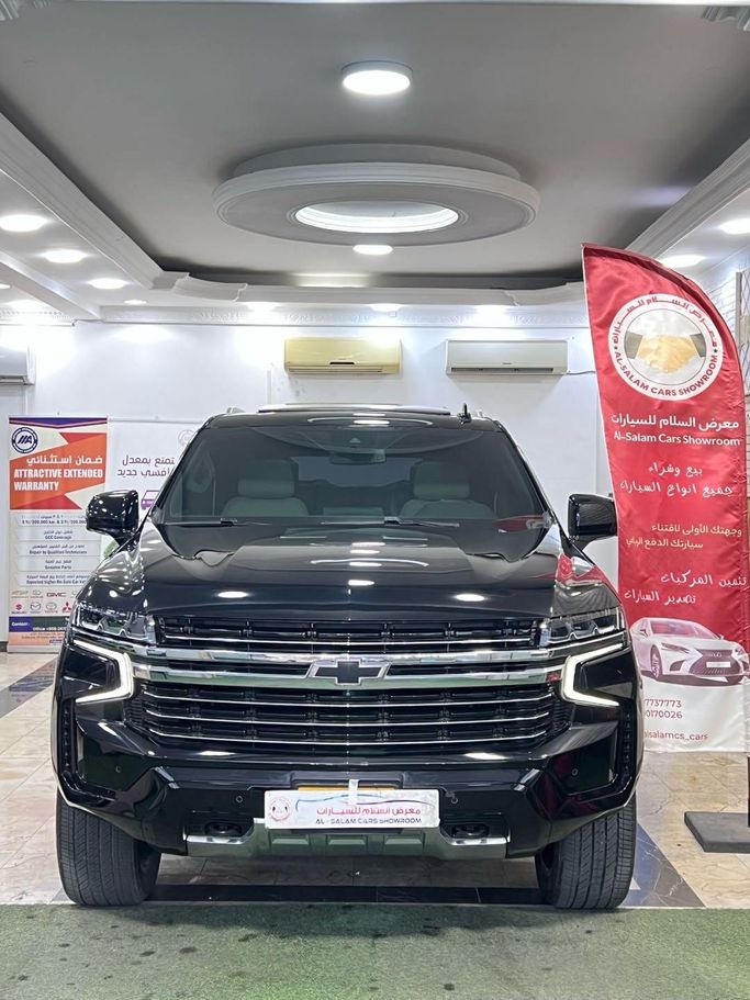 Подержанный Chevrolet Tahoe V Рестайлинг, 5.3 л, 2024 в Оман, Маскат от AL SALAM CARS SHOWROOM Черный цвет. GCC | AUTO.AE | Объявление #253635