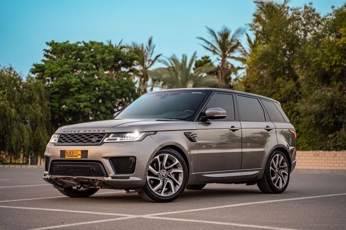 Подержанный Land Rover Range Rover Sport P300 II (L494) Рестайлинг, 2.0 л, 2018 в Оман, Маскат от AL ASEEL CARS Серый цвет.  | AUTO.AE | Объявление #253164
