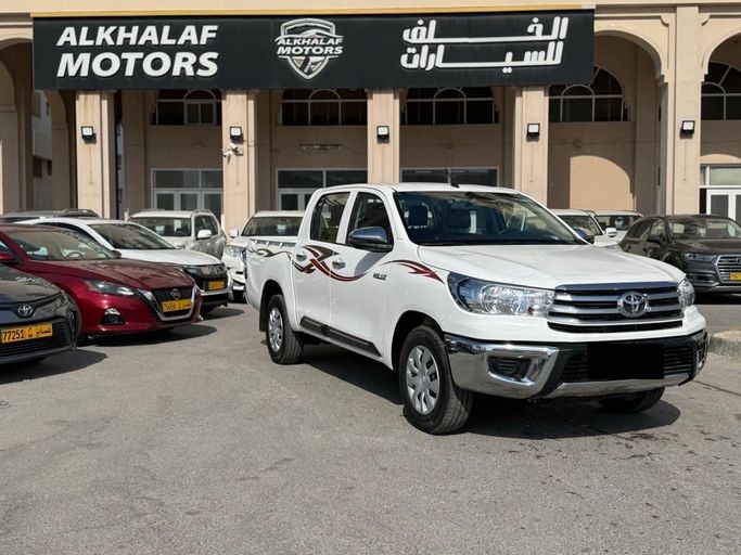 New Toyota Hilux VIII, 2.7 l, 2025 in Oman, Muscat by ALKHALAF MOTORS, White color. GCC Specs | AUTO.AE | Listing #252704