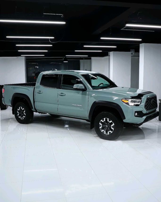 Подержанный Toyota Tacoma III, 3.5 л, 2022 в Оман, Маскат от BOULEVARD CARS Зеленый цвет. GCC | AUTO.AE | Объявление #253309