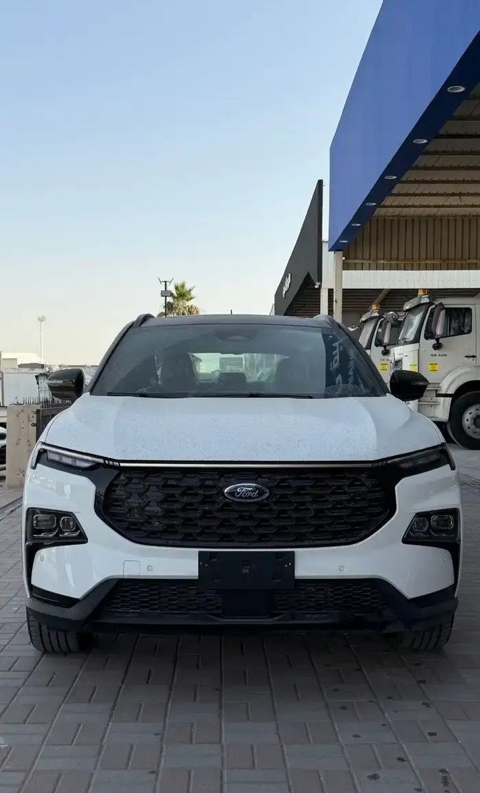 New Ford Territory CX743MCA, 1.8 l, 2025 in Saudi Arabia, Dammam by شركة بن قير للسيارات, White color. GCC Specs | AUTO.AE | Listing #266970