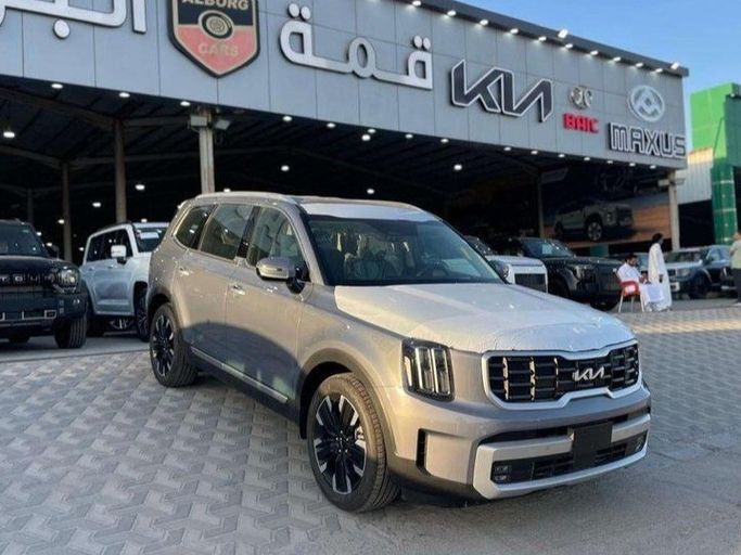 جديدة Kia Telluride أنا فيس ليفت, 3.8 l, 2024 في في المملكة العربية السعودية, الدمام من قمة البرج للسيارات، اللون رمادي. أخرى | AUTO.AE | إعلان #267697